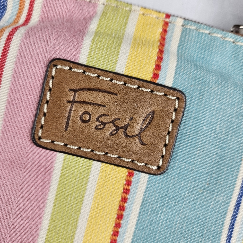 Fossil strip multi colored crossbody bag - Picture 4 of 13